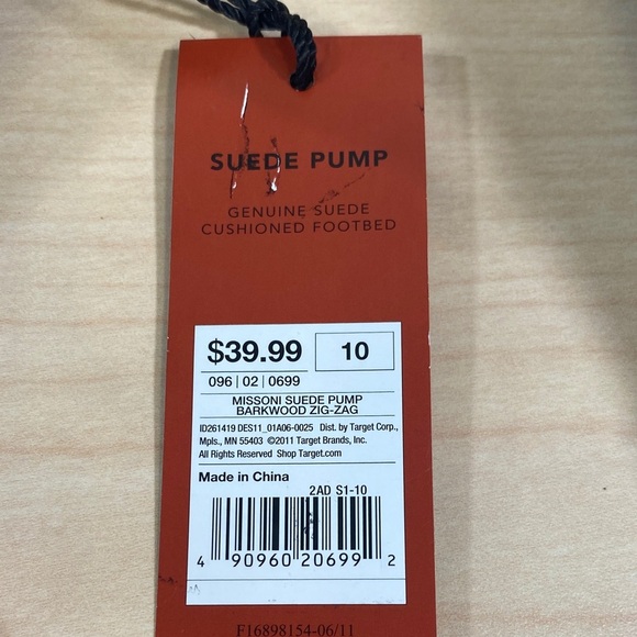 Missoni for Target Black Suede Barkwood Zig-zag Heels - Picture 10 of 14